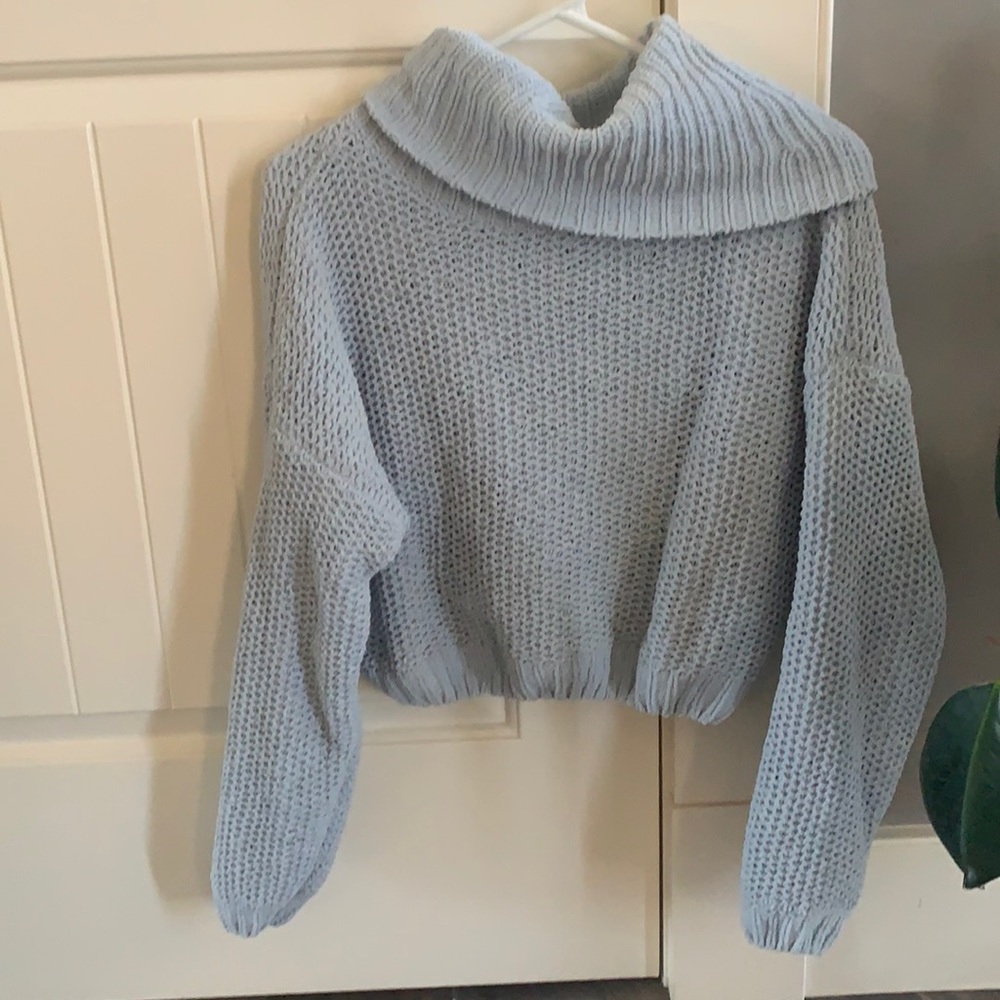 Garage blue turtleneck